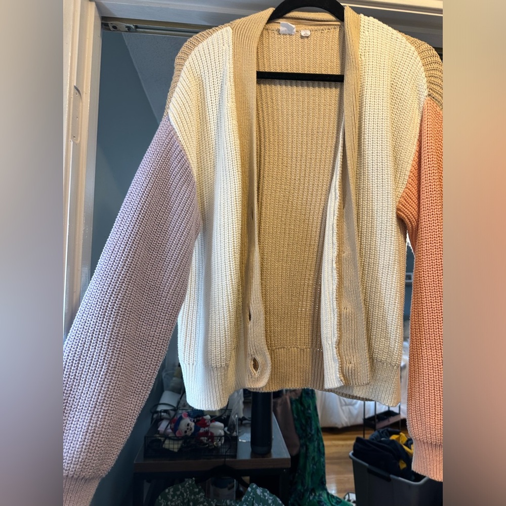 Colorblock GAP Cardigan - Size Medium